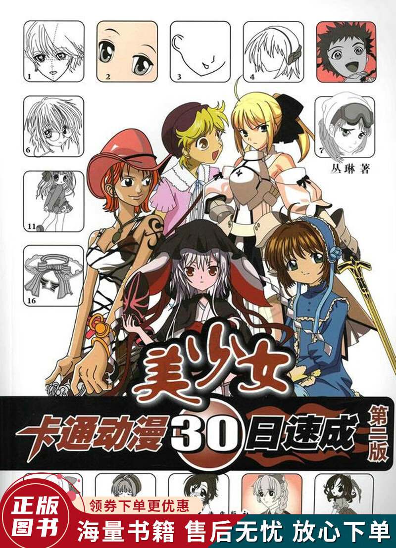 卡通动漫30日速成：美少女第2版
