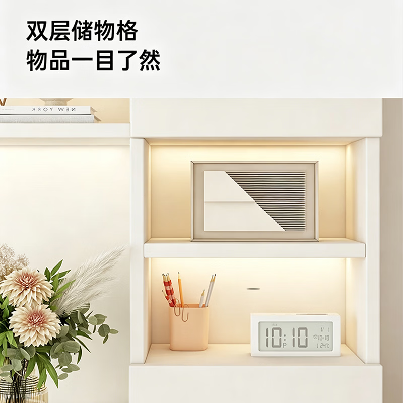 博翼ENF级 定制书桌书架一体转角电脑桌家用卧室办公桌儿童双人学习桌 1.6米*2.4米(兔宝宝ENF级-整柜18mm)