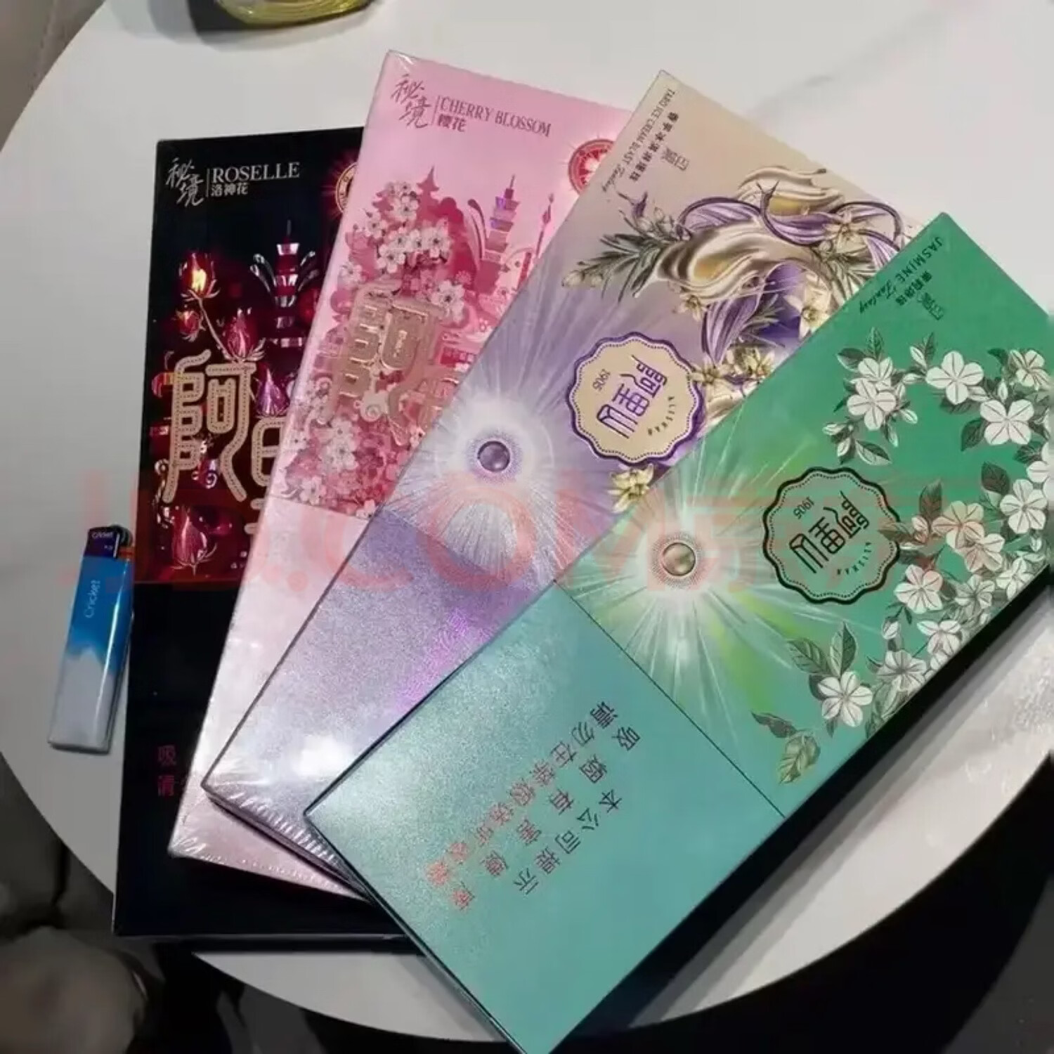 阿里2山茉莉芒果洛神花樱花桂花香橙爆系各种水果味 口味咨询zcc210514客服 一盒直发 口味咨询zcc210514客服