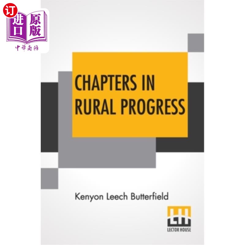 海外直订chapters in rural progress 农村进步章节