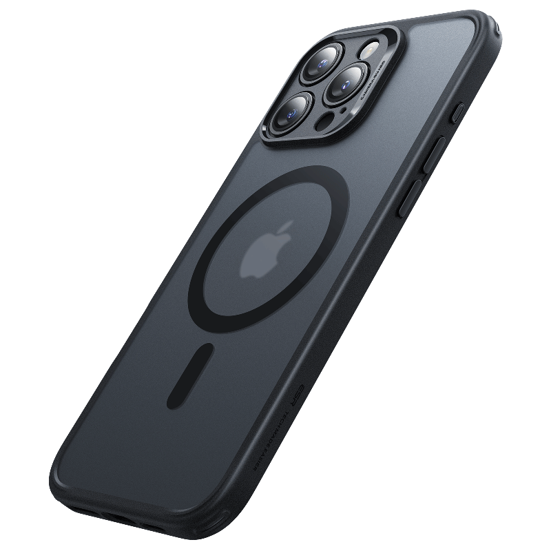 ��ɫ��ESR������ƻ��16pro�ֻ���iPhone16pro�����״���������ͷȫ�����ҷ�ˤ��magsafe���߳���кڱ߰�͸��