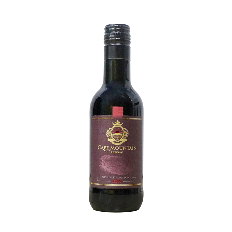 开普山 Cape Mountain 小瓶红酒 原瓶进口 K688葡萄酒 单支187ml 礼品袋