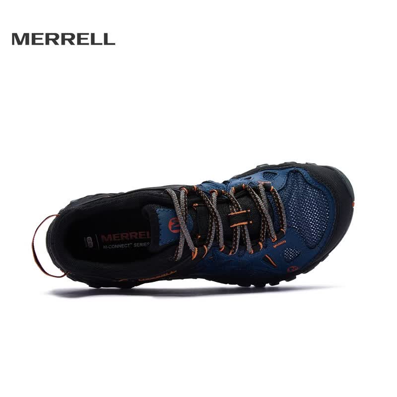 迈乐(Merrell)经典户外鞋男女款徒步鞋ALLOUTBLAZE轻便透气耐磨防滑溯溪涉水鞋 J32443兰灰(男) 46 【尺码偏小 请拍大一码】