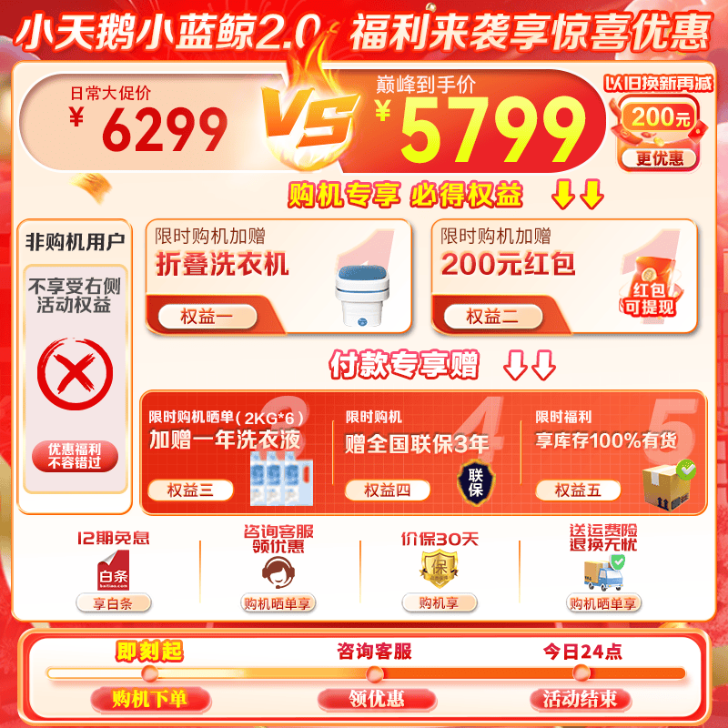小天鹅(LittleSwan)滚筒洗衣机全自动纯平全嵌蓝氧防串色 10kg纳米银离子除菌1.15高洗净比智能投放白色以旧换新 TG10VE80 滚筒单洗