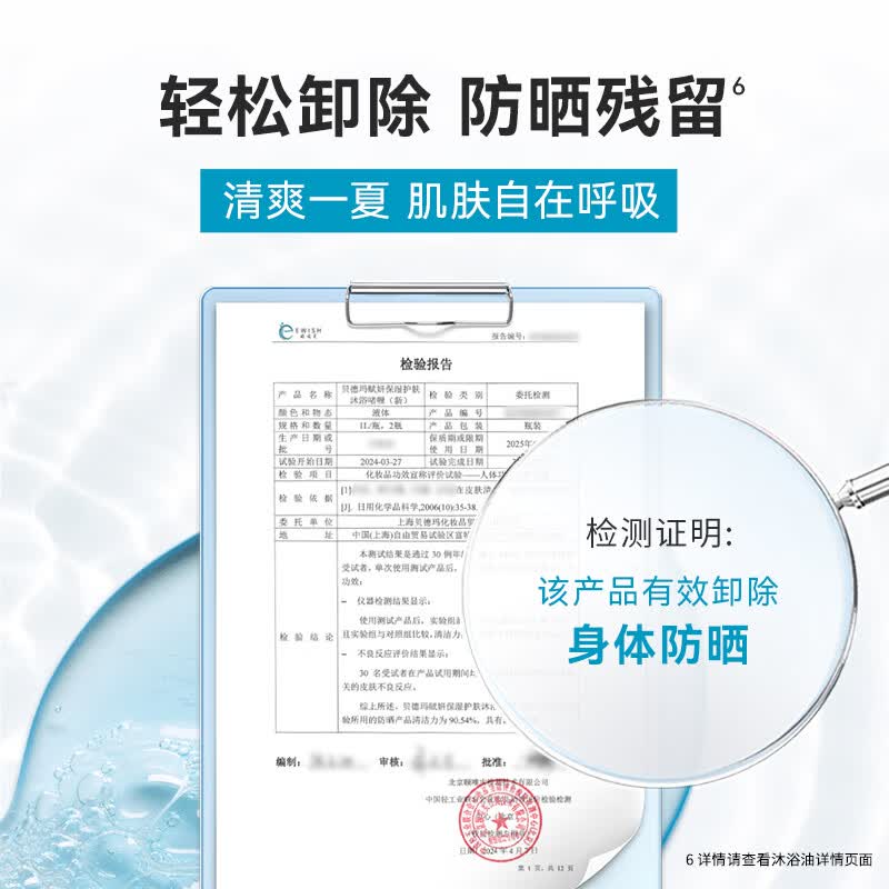 贝德玛（BIODERMA）贝德玛沐浴啫喱沐浴露温和清洁祛痘控油运动清爽 1L