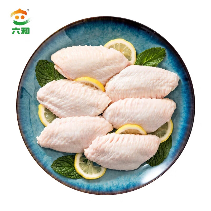 六和大号鸡翅中 冷冻生鲜鸡肉鸡中翅烤翅炸鸡烧烤 鸡翅中6斤
