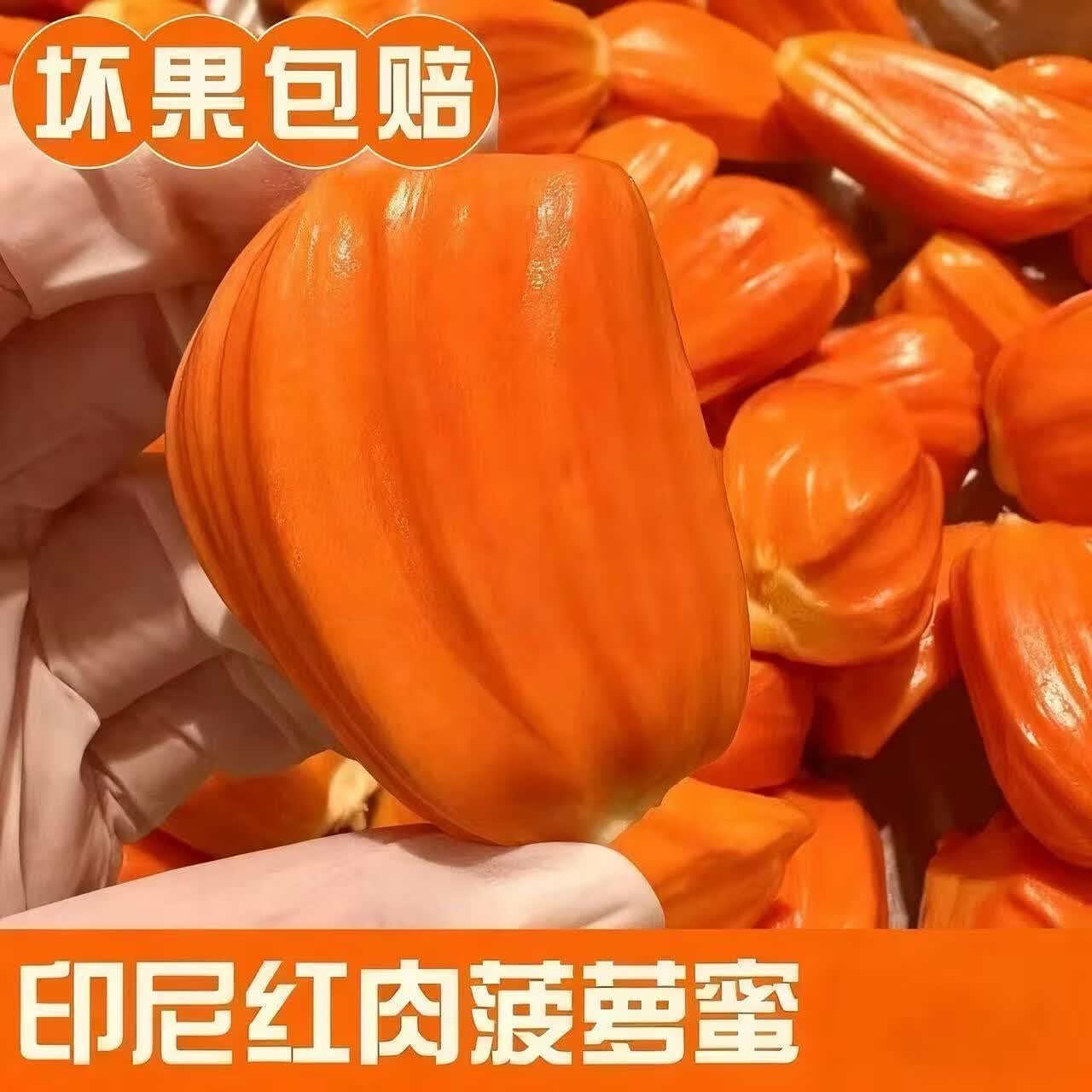 正宗红肉菠萝蜜当季新鲜水果一整个树上熟波罗蜜脆甜干包顺丰包邮 印尼红菠萝蜜 13-14斤整个果发货