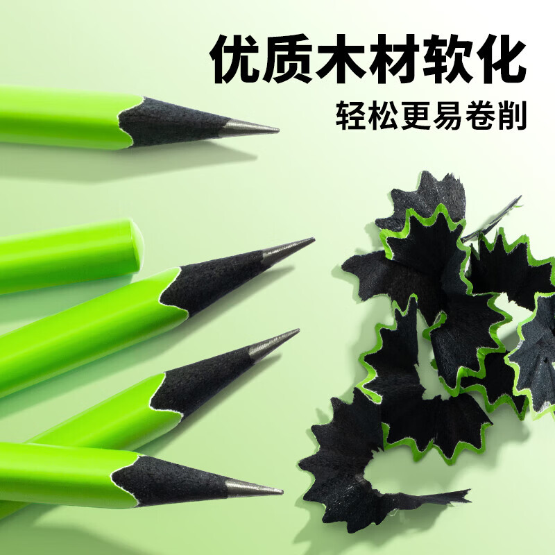GERTHRON德国【冠军推荐】小绿杆黑木铅笔小学生专用三角正姿无毒不断铅高颜值2026新款初学者幼儿园练字考 HB绿杆【10支/1盒】送姓名贴 【百万热销】学生必备