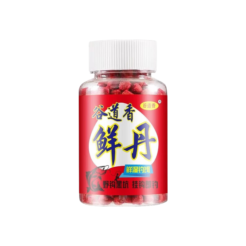 鲜丹蚯蚓红虫颗粒饵料邓刚钓鱼饵料全能野钓专用通杀鲤鱼鲫鱼腥香 1瓶【红腥味】