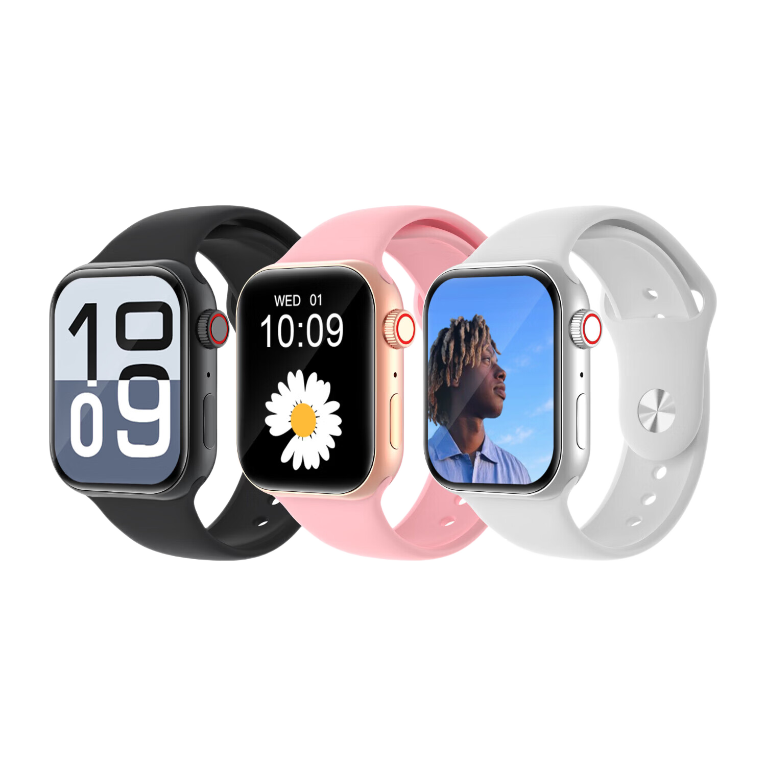 【热销百万+】华强北顶配WatchS10智能手表多功能音乐灵动岛可接打电话黑科技学生Ultr运动手环 官方26抢先版-黑色【灵动岛+自定义壁纸+全功能】 拍一发四-手表+表带+充电线+礼盒
