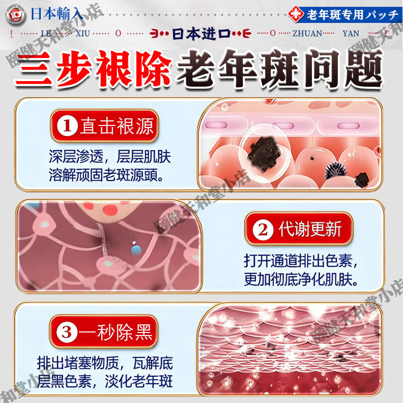 藤川岗田祛斑霜老年斑专用一夜消去黄褐雀斑晒斑女士用的脸部手背医用正品 特效:一盒装【日本进口一夜消】 白美淡化祛斑去黑色素黄褐雀斑晒斑男女士用的特效非药