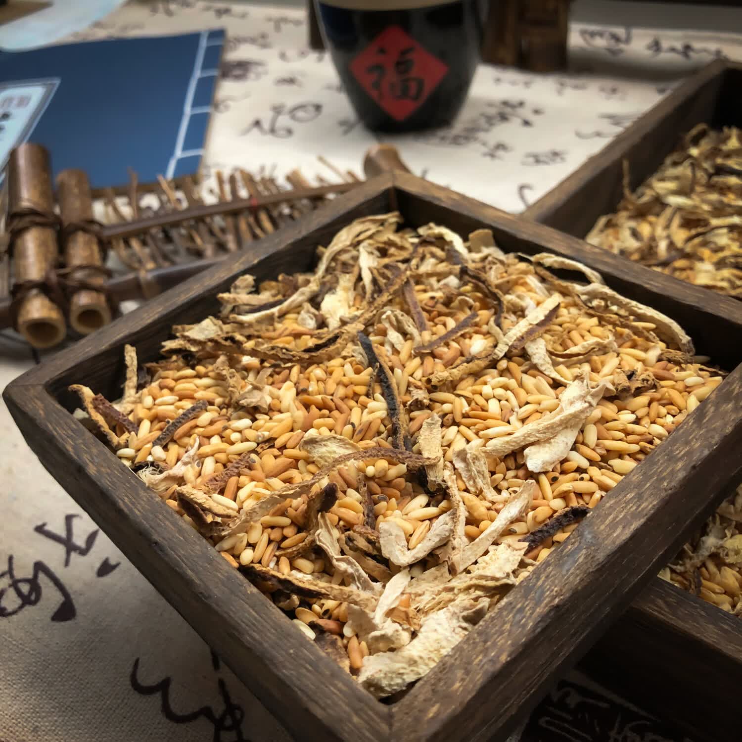 滋佳尚養【送试用款】炒米茶祛湿茶焦米姜枣茶养生茶三伏茶 陈皮茯苓黄芪 【瓶装】陈皮姜炒米茶- 500克*1瓶 十年新会陈皮