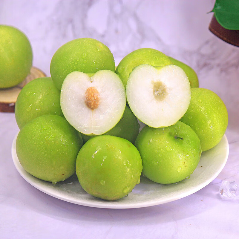 云南牛奶大青枣5斤 奶油蜜枣贵妃脆枣新鲜水果枣子 京东生鲜