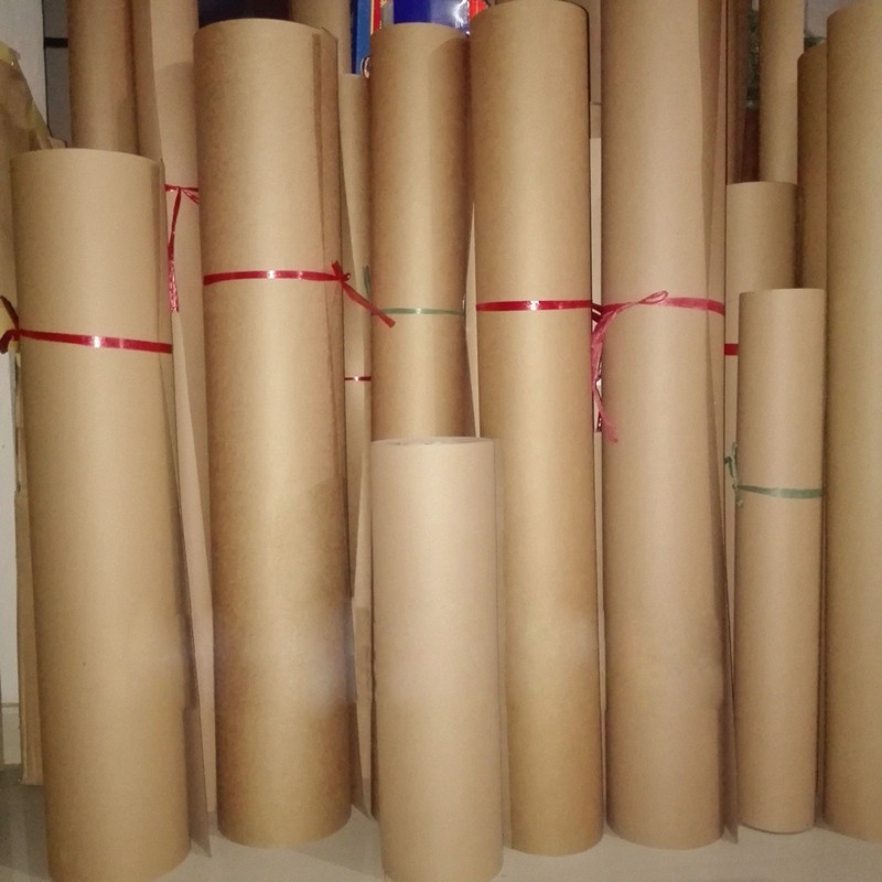 倾阑 封标书用牛皮纸 全开大张封标书纸服装制版纸 1.