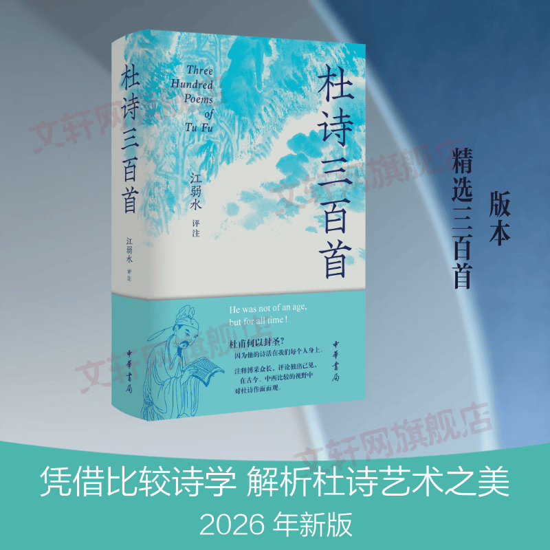 中国好书作者江弱水先生新近力作比较视野下的多维解读写给当代人的杜甫诗精选讲解赏析 中华书局 江弱水 评注 书籍 图书