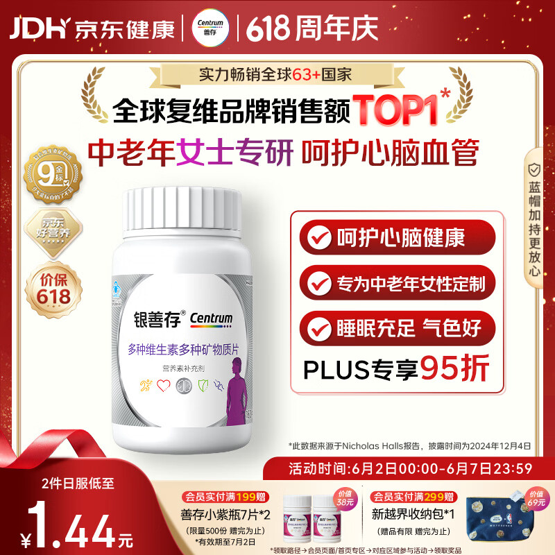 银善存160粒任选1件 69.1元 - 86线报