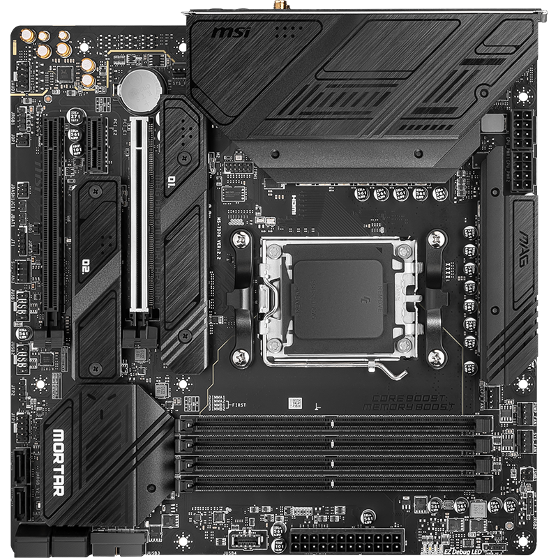 ΢�ǣ�MSI�� B650M X670Ęʽ���������� ֧��7500F 7600X 7800X3D ���Ȼ��ڡ�B650M MORTAR WIFI