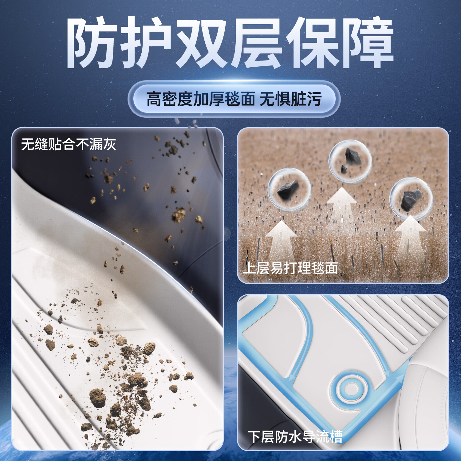 铁达适用于26款小鹏MONA L03脚垫全包围TPE汽车用品车内改装专用配件 【气宇灰—升级款TPE脚垫】 小鹏MONA L03【26款】升级款TPE