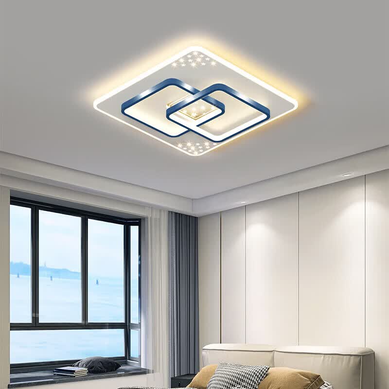 欧普照明灯具组合全屋套餐客厅灯现代简约主灯大灯卧室三室两厅智能吸顶灯 【包安装】套餐9两室一厅 护眼全光谱 三色变光
