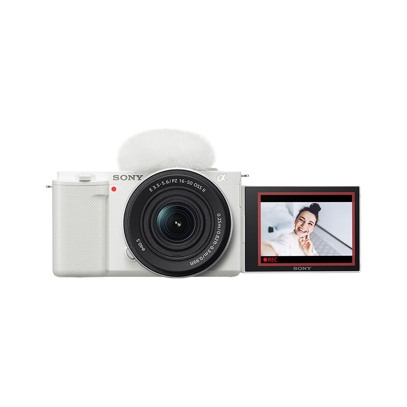 索尼（SONY）ZV-E10K APS-C半画微单 ZV-E10  ZV-E10L vlog直播4K视频侧翻式ZV-E10L/zv-e10/ZV-E10K 白色K套机 官方标配（不含内存卡）