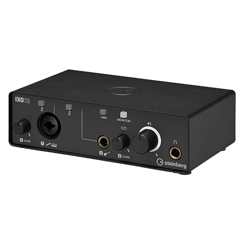 雅马哈（YAMAHA）Steinberg IXO12/IXO22 录音声卡直播套装音频接口对标UR声卡系列 IXO12 B（黑）