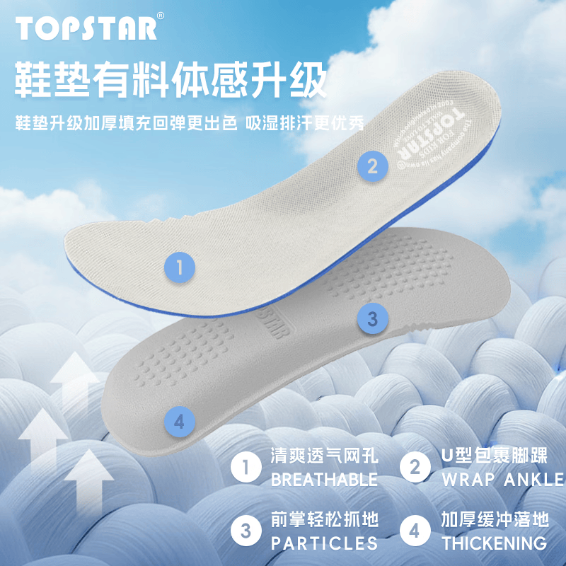 TOPSTAR男童网面透气凉鞋软底复古包头女宝单鞋夏季轻便 米/粉 29 【内长18.0cm建议脚长17.0cm】
