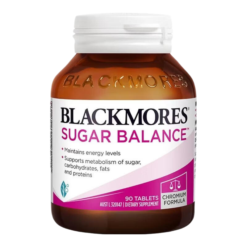 澳佳宝（Blackmores）血糖平衡片90粒含铬配方复合维生素矿物质 澳洲进口【抗糖首选】 【抗糖首选】血糖平衡片 90片*2瓶