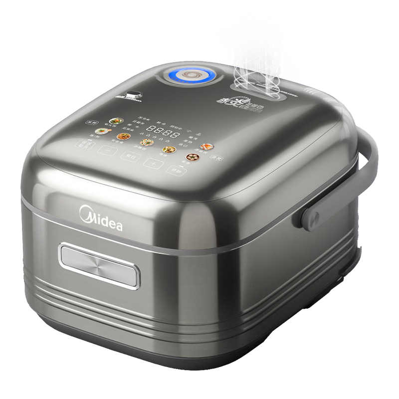 美的（Midea）【价保618】纯钛0涂层母婴级电饭煲防粘4L无涂层4-5人花瓣IH家用多功能智能电饭锅MB-HS412