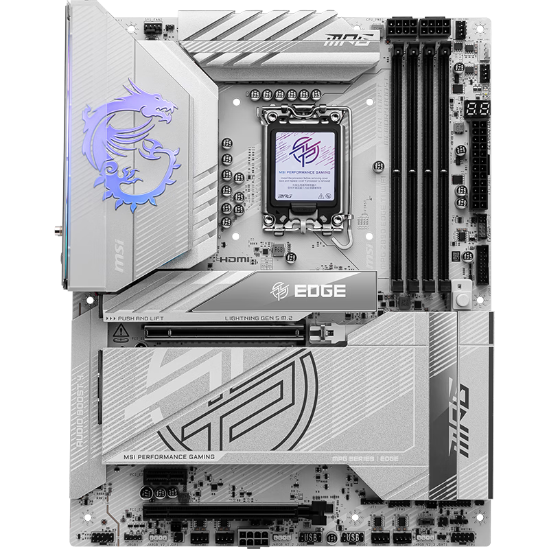 微星 MPG Z890 EDGE TI WIFI刀锋钛DIY 图 3