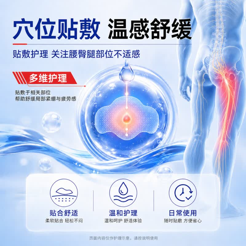 施井溯眠序痛舒贴腰间盘突出日本进口缓解突出腰椎腰间盘疼痛 买三送二到手5盒装【周期装】 【官方直售 京健保障】