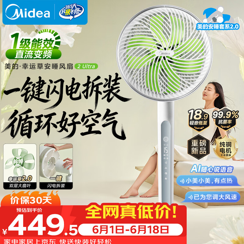 美的自营电风扇 607.31元 - 86线报