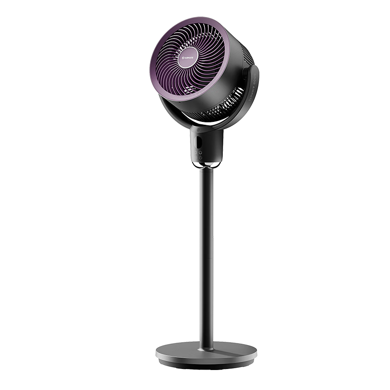 艾美特（AIRMATE）【负离子净化】语音空气循环扇轻音节能电风扇家用台立两用落地扇电扇涡轮换气扇暴风交流定频