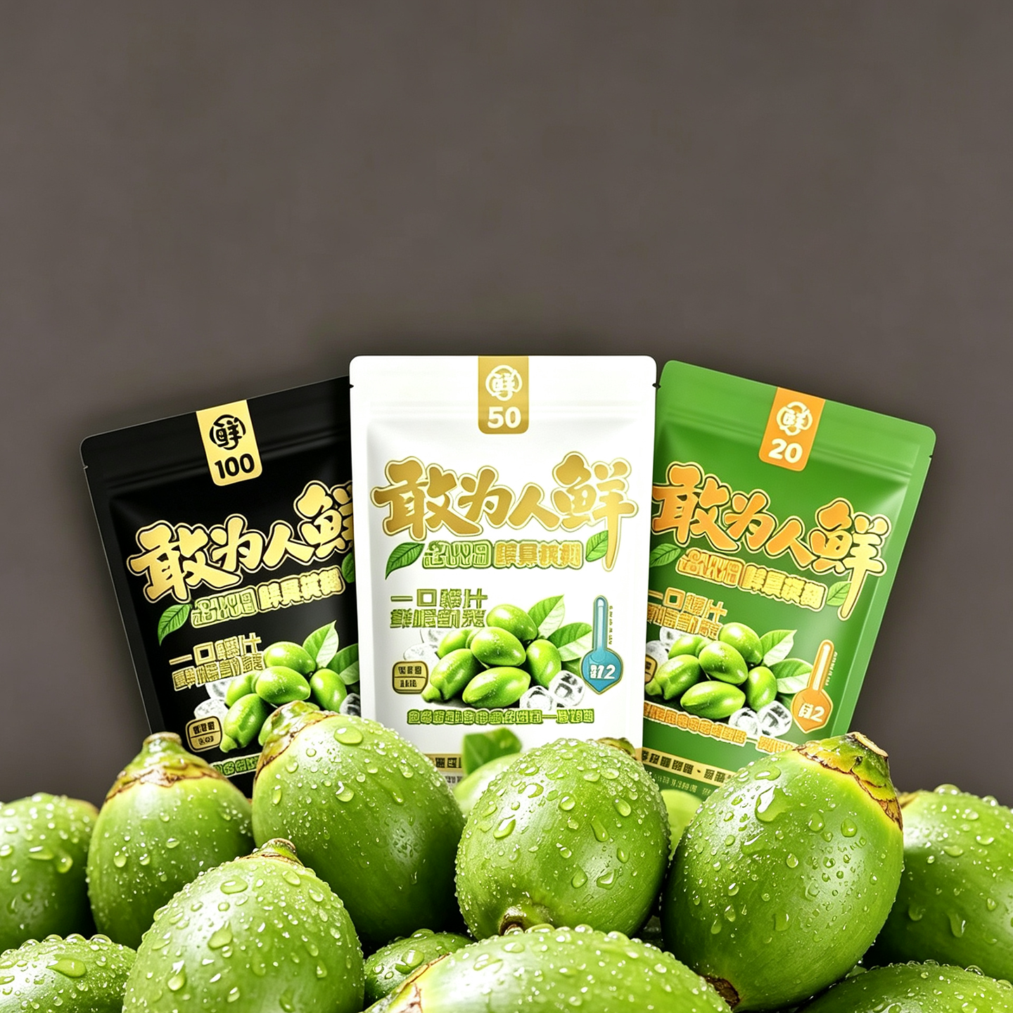 河南敢为人鲜先槟榔工厂店35克50克袋装独立包装冷藏发货海南鲜果 一包/每包35克