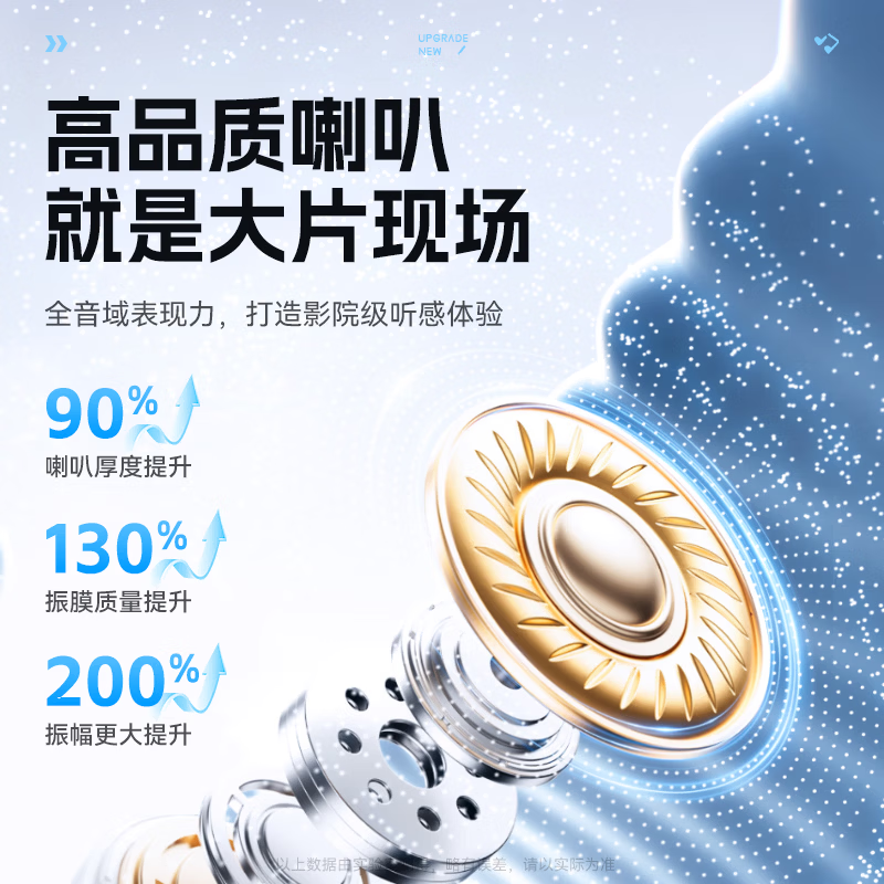新科(Shinco)【碾压柏林之声】蓝牙耳机2026最新款入耳式 无线通话降噪 男女士久戴不痛 超长续航适配苹果华为 钛度灰 2026新款丨IMAX影院级音效丨定向聚声丨加长续航