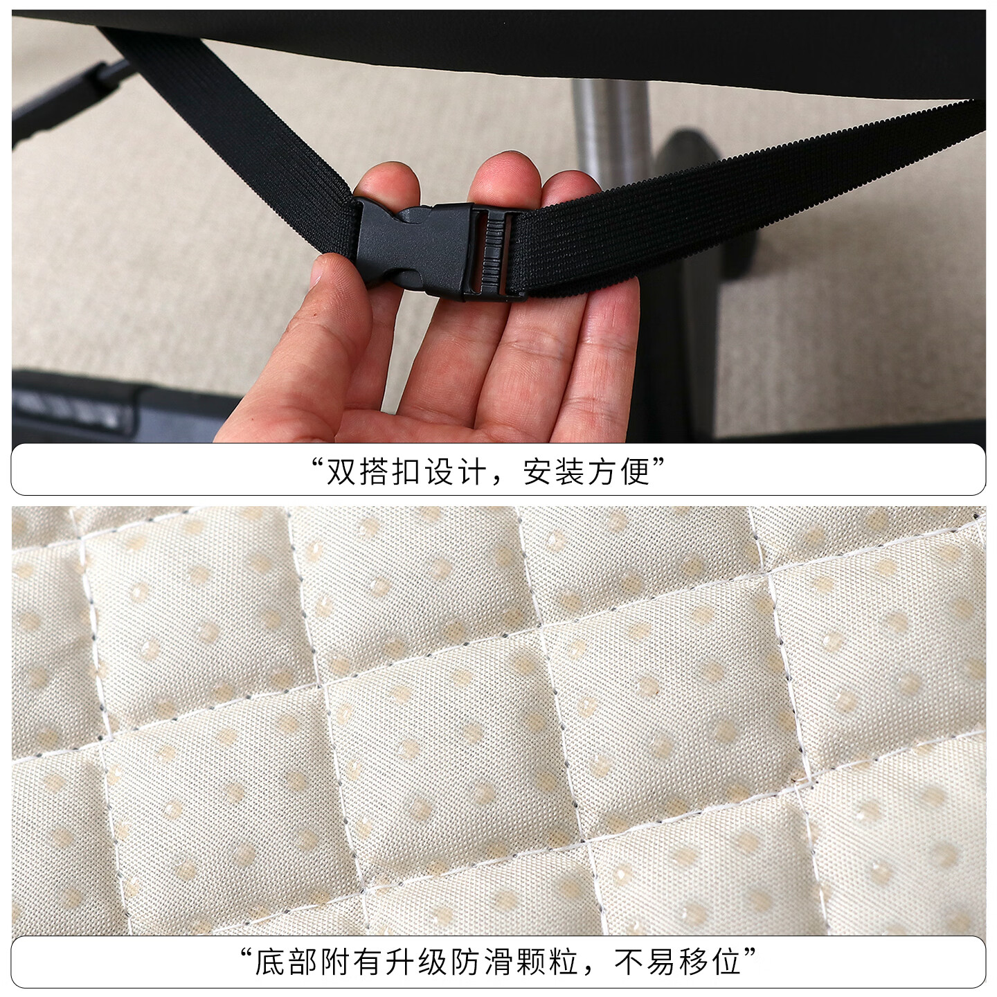 宜贝可电竞椅套罩新款防尘电脑椅子套罩防滑椅子套四季办公室座椅保护套 凌云格粉色 电竞椅套+脚托套 (送扶手垫+头枕套)