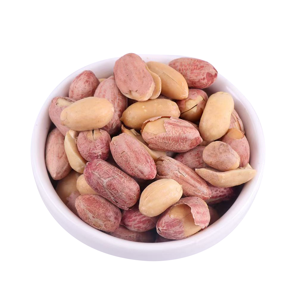 网红烤五香花生米山东特产烤熟网红下酒菜炒货特产休闲零食脱红皮 五香花生米250克/2袋