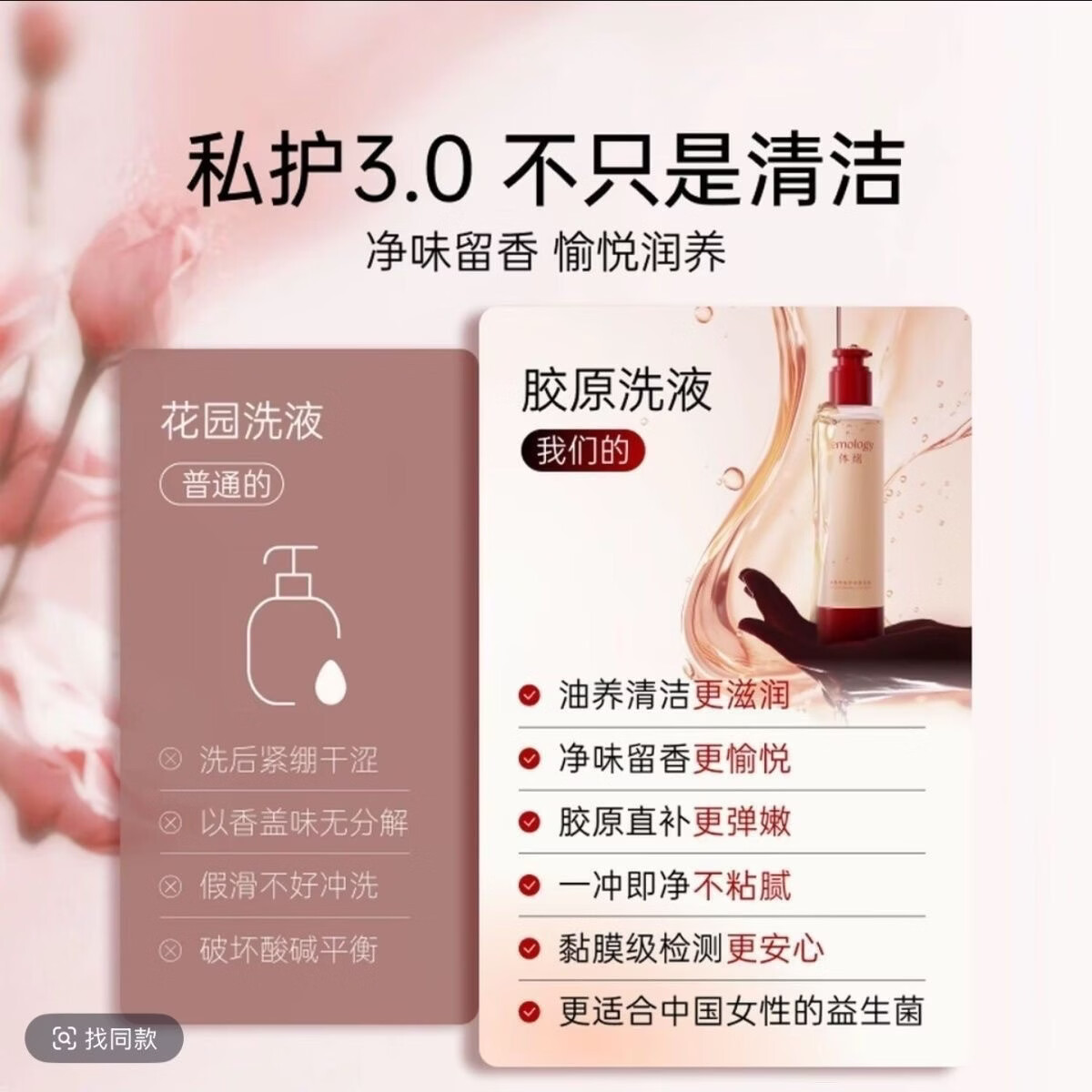 体绪（Femology）体绪小弹簧私密沐浴油香氛净润清洁私处洗护液温和净味滋润弹滑嫩 体緒依兰香沐浴油120ml*3瓶