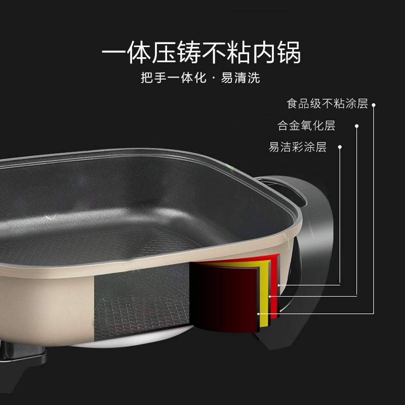 爱仕达电火锅5L大容量多段火力调节加厚合金锅体可以蒸米饭吗？