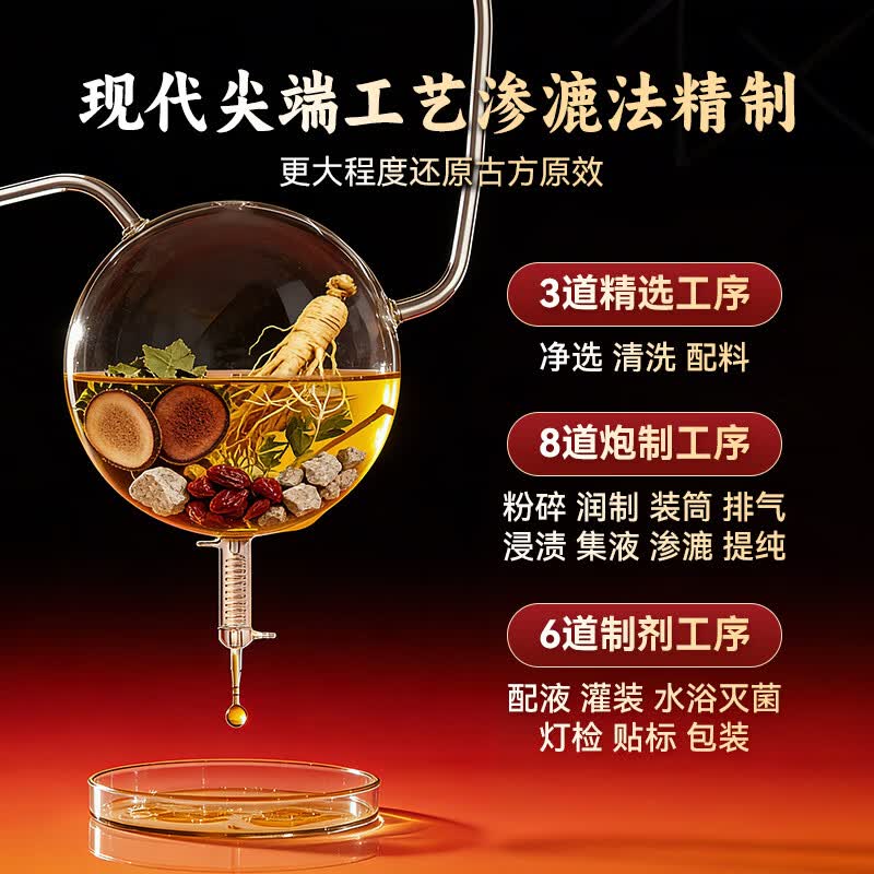 [天劲]阳春口服液 10ml*10支 5盒装 男性补肾壮阳早泄生精益脑治疗肾虚强固精失眠健忘腰痛男科药otc 半疗程装 找回精气神