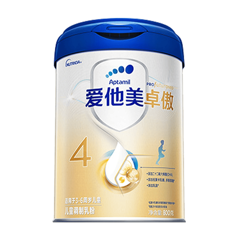 爱他美卓傲儿童配方调制乳粉(3岁以上儿童,4段) 800g 4段 800g 1罐 无 无