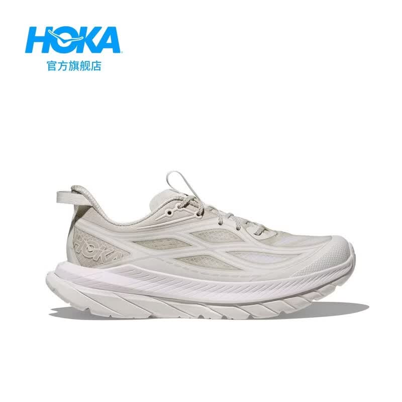 HOKA女款夏舒适轻盈运动休闲鞋马赫先锋版MACH REMASTERED耐磨透气 【新色】晨霜白/宇宙灰 36