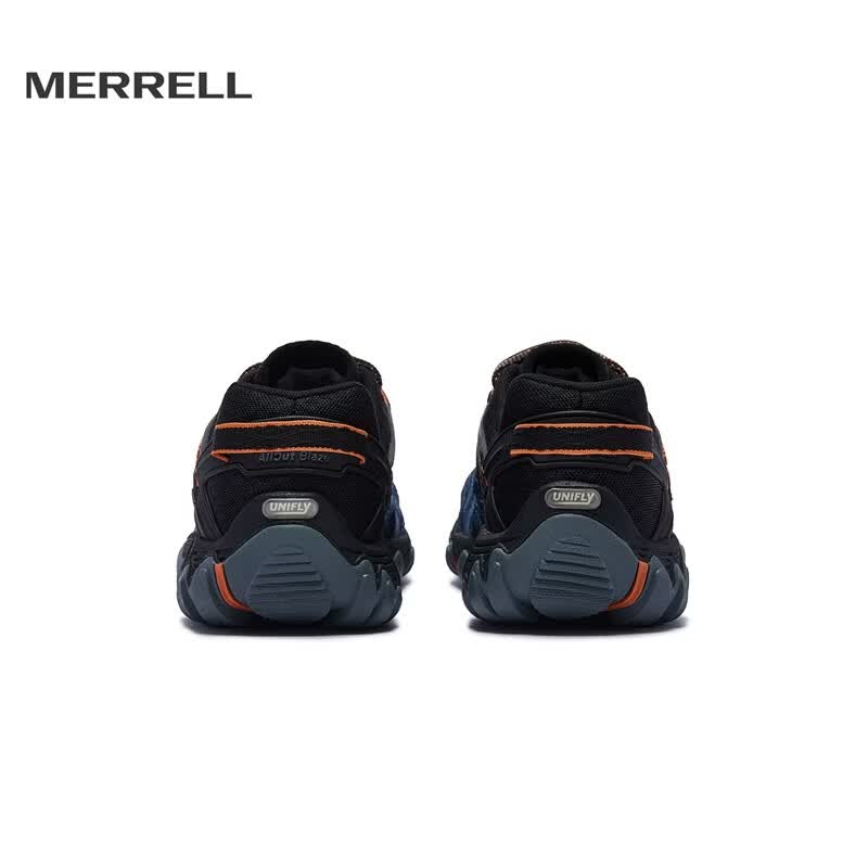 迈乐(Merrell)经典户外鞋男女款徒步鞋ALLOUTBLAZE轻便透气耐磨防滑溯溪涉水鞋 J32443兰灰(男) 46 【尺码偏小 请拍大一码】