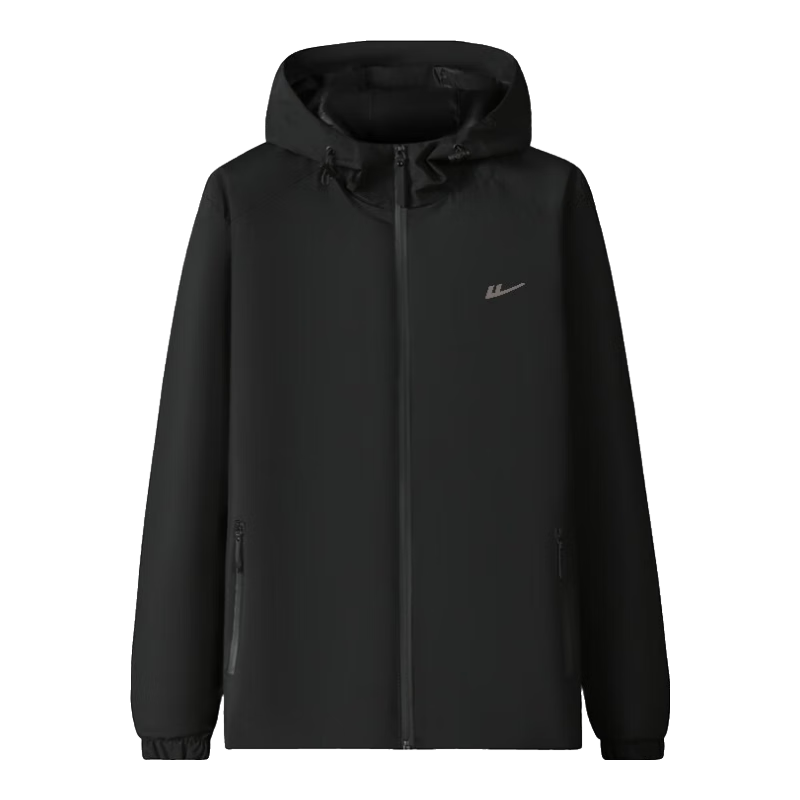 回力外套男连帽春秋季运动棒球服休闲男装户外冲锋夹克上衣