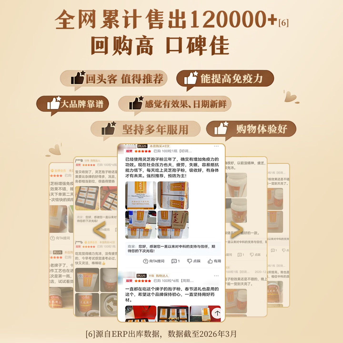中科创新破壁灵芝孢子粉胶囊增强免疫力灵芝三萜 保健品礼物送礼补品礼盒 【增强免疫力10天量】 咨询解锁隐藏福利