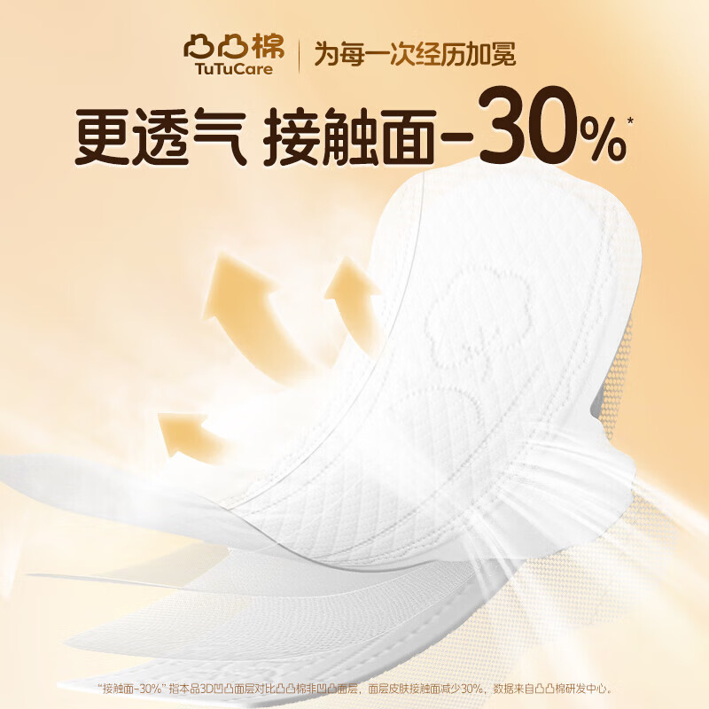 凸凸棉日用夜用组合装爆款亲肤透气姨妈巾极薄舒适自在安睡卫生巾开学季 【一月省心装】240mm*2+280共36片