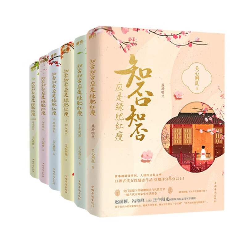 知否知否应是绿肥红瘦共6册关心则乱著 赵丽颖 冯绍峰主演电视剧原著小说古装青春文学新华书店