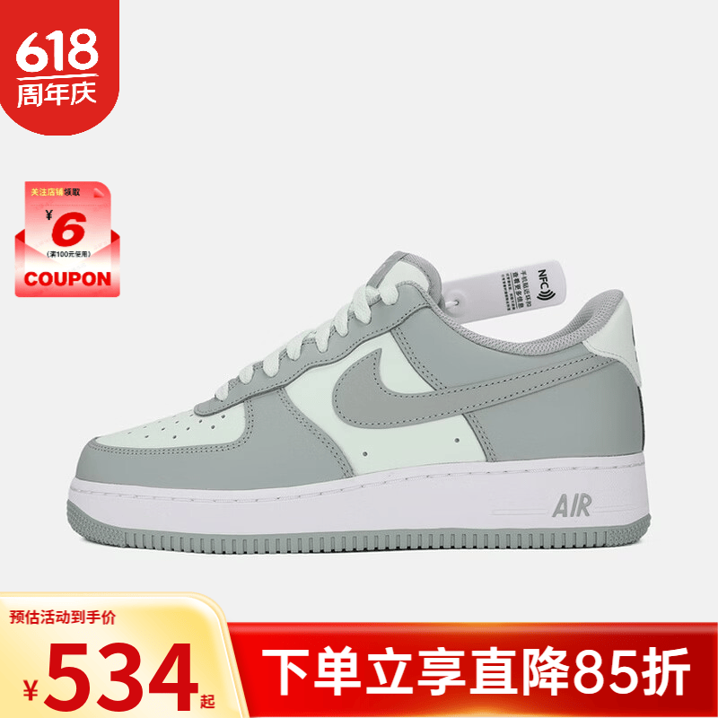 耐克（NIKE）【劲浪体育】时尚舒适低帮板鞋男款绿色FJ4146-302 图色 41