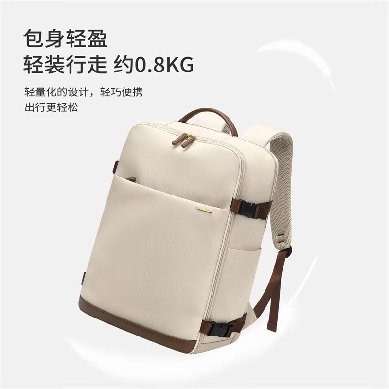 高尔夫（GOLF）双肩包男女百搭背包女休闲旅行学生书包防泼水出游背包【Q】 款式12-黑色