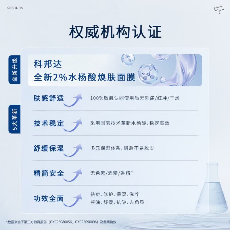科邦达水杨酸面膜水杨酸焕颜去黑头撕拉面膜补水保湿涂抹面膜润肤 五瓶【囤货装】买五赠二 【官方直售 质量保证】
