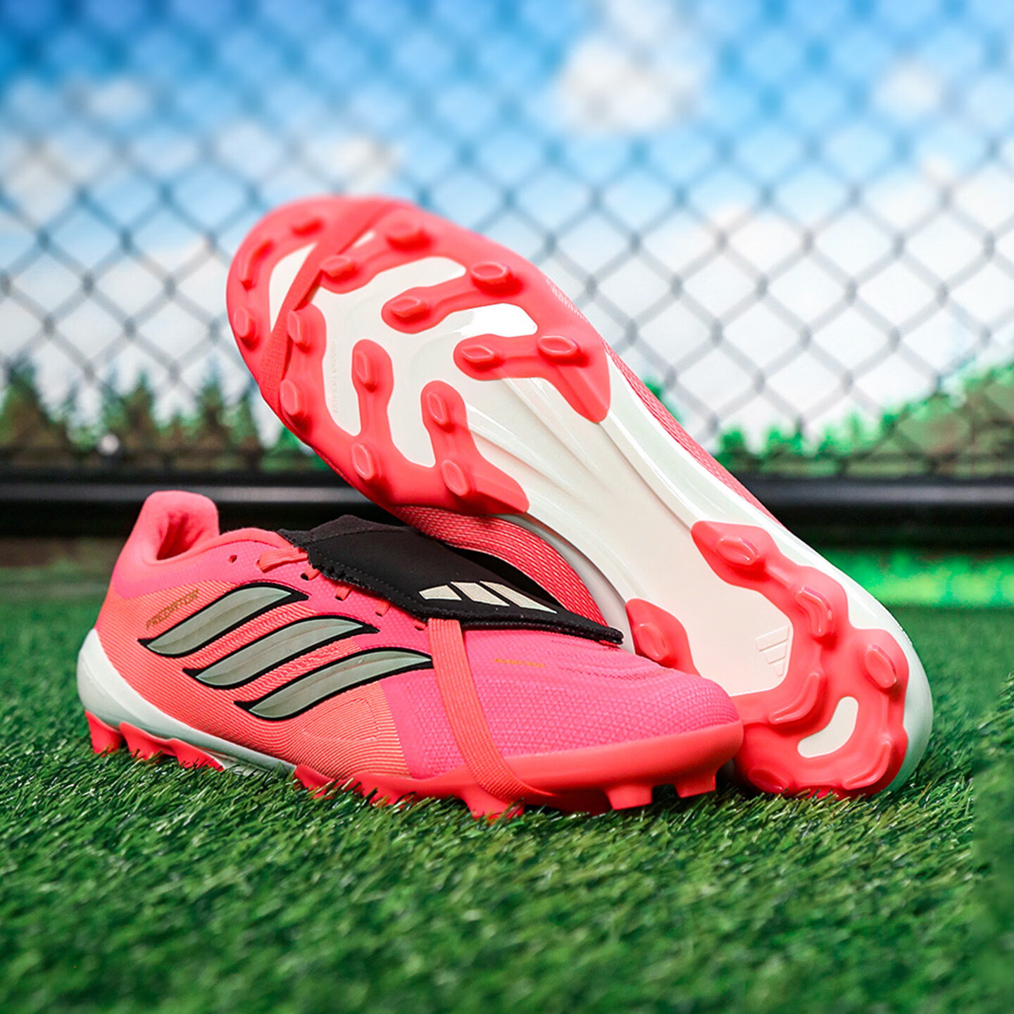阿迪达斯(adidas)PREDATOR猎鹰26足球鞋男 26夏季新款AG短钉中端成人专业足球鞋 【炽焰荣光】美加墨世界杯配色 44 需比运动鞋拍大一码
